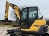 2021 Yanmar SV100-2PB crawler excavator, side view