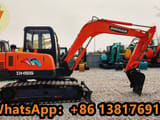 2021 Doosan DH55 mini excavator side view