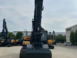 Hyundai HX220L crawler excavator, front view
