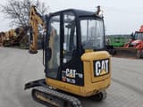 2016 Caterpillar 301.7D crawler excavator, rear three-quarter view