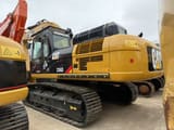 2016 Caterpillar 336D crawler excavator, rear three-quarter view