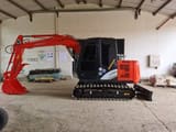 2014 Hitachi ZX60 mini excavator, side view