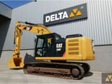 2017 Caterpillar 320FL crawler excavator side view