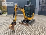 2021 Caterpillar 301.8-05A mini excavator, front three-quarter view