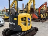 2020 Komatsu PC20MR mini excavator, rear three-quarter view