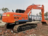 Hitachi ZAXIS 200 crawler excavator, rear three-quarter view