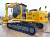 2022 Komatsu PC240LC-8 crawler excavator, rear three-quarter view