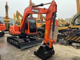 2022 Doosan DX70 75 crawler excavator, front three-quarter view