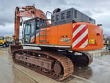 2021 Hitachi Zaxis 490 LCH-7 crawler excavator, rear three-quarter view