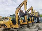 2016 Caterpillar 306D crawler excavator, side view