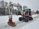 2019 Takeuchi TB295W wheel excavator, side profile view