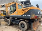 Hyundai 210LC-9 wheel excavator, rear three-quarter view