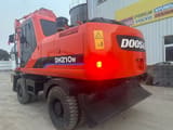 2018 Doosan DH210W wheel excavator rear three-quarter view