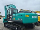 2019 Kobelco SK210 crawler excavator, rear three-quarter view