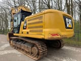 2019 Caterpillar 336 crawler excavator, rear three-quarter view