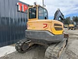 2018 Volvo ECR88D crawler excavator, rear view