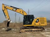 2021 Caterpillar 320GC crawler excavator, side profile view