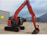 2018 Hitachi ZX135US-6 crawler excavator, side view