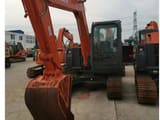 2020 Hitachi ZX70 mini excavator, front three-quarter view