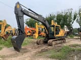 2022 Volvo EC210 crawler excavator, front three-quarter view