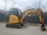 2021 Caterpillar 303E crawler excavator side view
