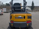 XCMG XE27E mini excavator, rear view