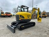 2016 Wacker Neuson 50Z3 mini excavator rear three-quarter view