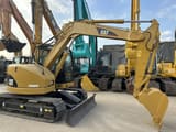 2024 Caterpillar 308C excavator, front three-quarter view