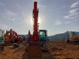 2021 Hitachi ZX135US crawler excavator, front view