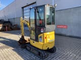 2018 Komatsu PC16R-3HS mini excavator, rear three-quarter view