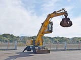 2008 Liebherr A316 wheel excavator, side view