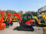 2022 Doosan DX60-9C mini excavator, side profile view