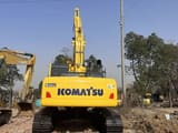 Komatsu PC240-8 crawler excavator, rear view