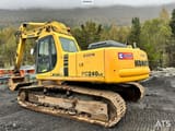 2001 Komatsu PC240LC crawler excavator, rear three-quarter view