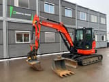 2019 Kubota U55-4 mini excavator, side view