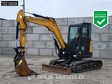 2020 Sany SY50U mini excavator, side view