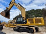 2012 Caterpillar 390D LME crawler excavator side view