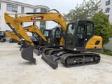 2026 XCMG XE75GA mini excavator, side view