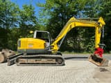 2015 Wacker Neuson 14504 crawler excavator, side view