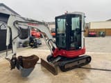 2019 Takeuchi TB23R mini excavator, side view