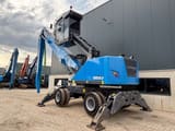 2022 Fuchs MHL350F material handler, rear three-quarter view