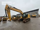 2020 Caterpillar 320-07D crawler excavator, side view