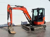 2020 Kubota KX037-4 mini excavator, side view
