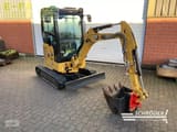 2021 Caterpillar 302CR mini excavator, front three-quarter view