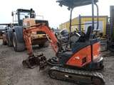 2008 Hitachi ZX17U mini excavator, side view