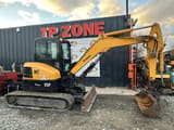 2016 Bobcat E50 mini excavator, side view