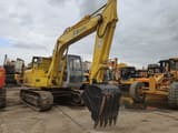 2018 Sumitomo SH120 crawler excavator, front three-quarter view