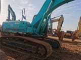 2019 Kobelco SK210LC crawler excavator, side profile view