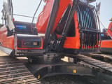 2023 Doosan DX300 crawler excavator, close-up of cab and boom
