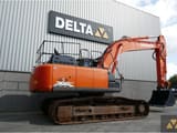2019 Hitachi Zaxis 300LC crawler excavator, rear three-quarter view